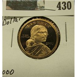 2003 S Proof 68 Native American Indian 'Golden' Dollar.