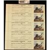 Image 1 : Mint Sheet of five 1991 Illinois Department of Conservation "First Day" Special Edition "1991 Illino
