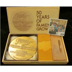 "50th Anniversary", "We Are/Family/John Deere/Employees Credit Union/1934-1984/Waterloo, Iowa", Bron