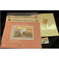 1989, 1992, & a pair of 2010 Appreciation Poster for Federal Migratory Waterfowl Purchase; & 1953 $2