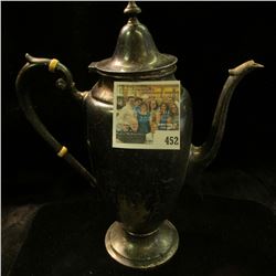 Part of the Estate of the John Morrell Family, of John Morrell Meat's fame. This Coffee Pitcher is m