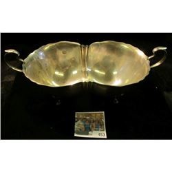 Part of the Estate of the John Morrell Family, of John Morrell Meat's fame. This double-bowl compote