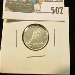 1962 Canada Proof-like Silver Dime