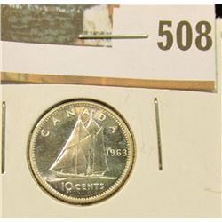 1963 Canada Proof-like Silver Dime