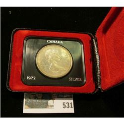 1972 Royal Canadian Mint (RCM) Silver Dollar.