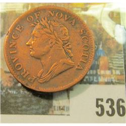 1832 Nova Scotia, Half Penny