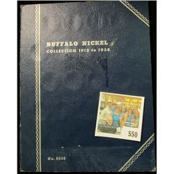 Partial  Set of Buffalo nickels  in a Whitman folder. (14 pcs.)