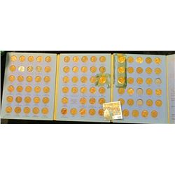 1941-73 Nearly Complete Set of U.S. Lincoln Cents in a Whitman folder.