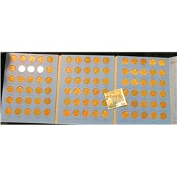 1941-76 Nearly Complete Set of U.S. Lincoln Cents in a Whitman folder.
