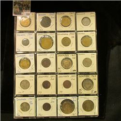 (20) Various Denmark Coins including some BU. Priced to sell at over $100.