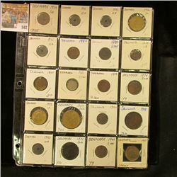 (20) Various Denmark Coins dating back to 1856. Priced to sell at over $100.