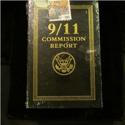 Genuine Leather Bound Book with Gold Trim "The 9/11 Commission Report By The National Commission on 