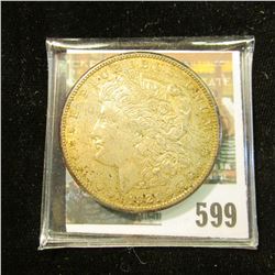 1921 S Morgan Silver Dollar with full original toning.