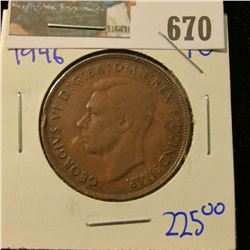 KEY DATE 1946 AUSTRALIA PENNY.  THERE WERE ONLY  363,000 MINTED.  THIS BOOKS BETWEEN $200 & $225 IN 