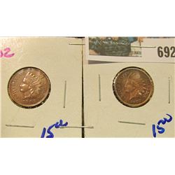 1902 & 1907 INDIAN HEAD CENTS