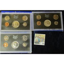 1968, 1969, & 1970 PROOF SETS.  THE HALF DOLLARS IN THESE SETS ARE ALL SILVER
