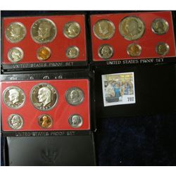 1975, 1976, & 1977 PROOF SETS IN ORIGINAL GOVERNMENT PACKAGING