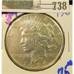 1924-S PEACE DOLLAR