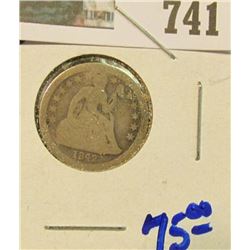 1842-O SEATED DIME
