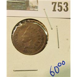 1875 BETTER DATE INDIAN HEAD CENT