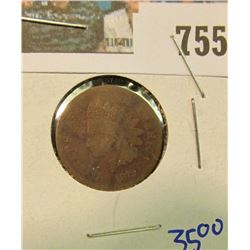 1873 CLOSED 3 INDIAN HEAD CENT