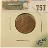 Image 1 : 1874 BETTER DATE INDIAN HEAD CENT