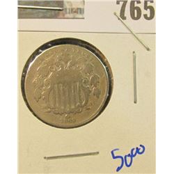 1869 SHIELD NICKEL