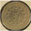 Image 2 : 1869 SHIELD NICKEL