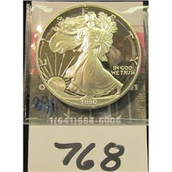 1990 PROOF AMERICAN SILVERE EAGLE