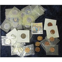 PROOF LINCOLN MEMORIAL CENTS & JEFFERSON NICKELS FROM THE 1950'S & 1960'S