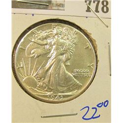 1941 WALKING LIBERTY HALF DOLLAR