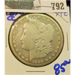 1890-CC MORGAN SILVER DOLLAR