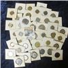 Image 1 : (40) CARDED FOREIGN COIN LOT FROM AROUND THE WORLD