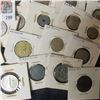 Image 2 : (40) CARDED FOREIGN COIN LOT FROM AROUND THE WORLD