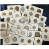Image 1 : (40) CARDED FOREIGN COIN LOT FROM AROUND THE WORLD