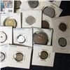 Image 2 : (40) CARDED FOREIGN COIN LOT FROM AROUND THE WORLD