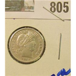 1914 BARBER DIME WITH ALL THE LETTERS IN LIBERTY VISIBLE