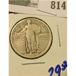 1923 Standing LIBERTY QUARTER