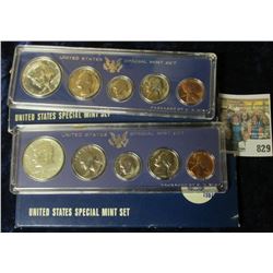 1966 & 1967 SPECIAL MINT SETS.  THE HALF DOLLARS IN THESE SETS ARE SILVER