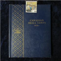 CANADIAN SMALL CENT COLLECTION STARTING WITH 1920.  THE KEY DATES 1922, 1923, & 1925 ARE INCLUDED