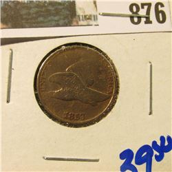 1857 FLYING EAGLE CENT