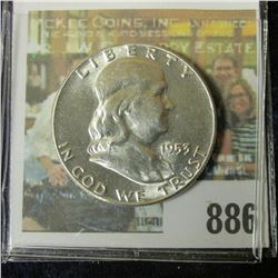 1953 P Gem BU Franklin Half Dollar.