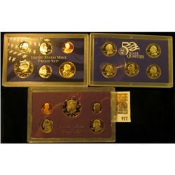 977 _ 1987 S & 2005 S U.S. Proof Sets, original as issued.