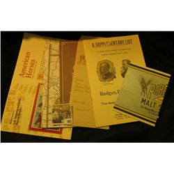 983 _ "Rugged American Commemorative Coin Collection presented by Husky Oil…" Brochure; booklet "Thi