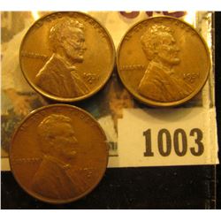 1003 _ (3) 1931 D Lincoln Cents, both Brown uncirculated.