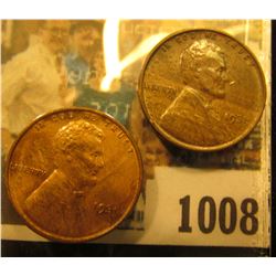 1008 _ Pair of 1931 P Lincoln Cents, both Brown Uncirculated.