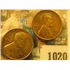 Image 1 : 1020 _ Pair of 1927 P Lincoln Cents, both Brown Uncirculated.