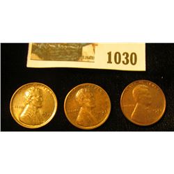 1030 _ 1925 P Brown Unc, 25 S EF, & 27 S AU-Unc Lincoln Cents.