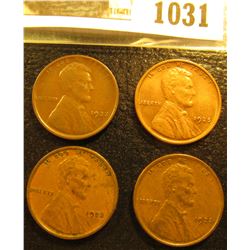 1031 _ 1922 D VF, (2) 23 P EF, & 25 P Brown Unc Lincoln Cents.