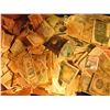 Image 1 : 1033 _ Unsorted Box full of Old Foreign Currency, advertising notes, some facsimile notes, & possibl